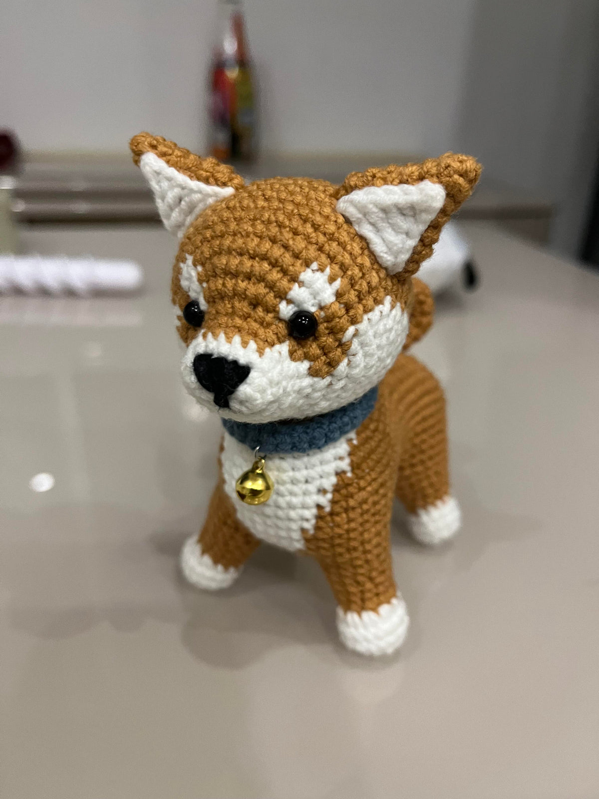 Custom handmade pet crochet doll