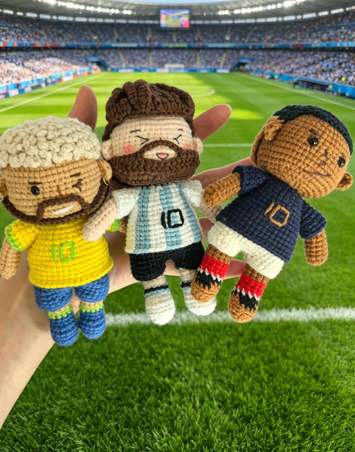 Custom Celebrity Crochet Dolls