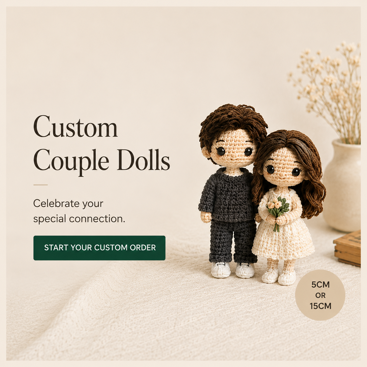 Custom Couple Dolls